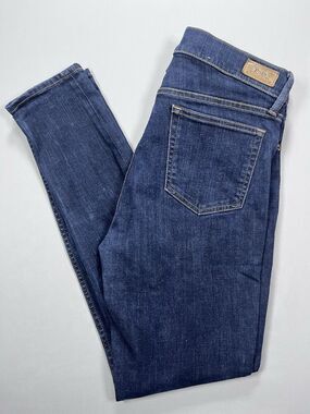 Polo Ralph Lauren Dark Wash Skinny Jeans 30x29 Slimming Stretch Denim